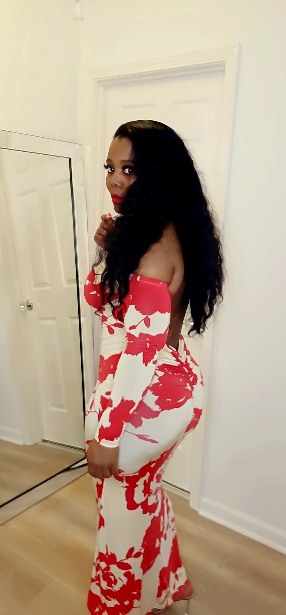 She's Spoiled dress (red)
