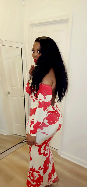 She's Spoiled dress (red)