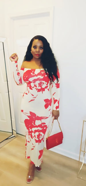 She's Spoiled dress (red)