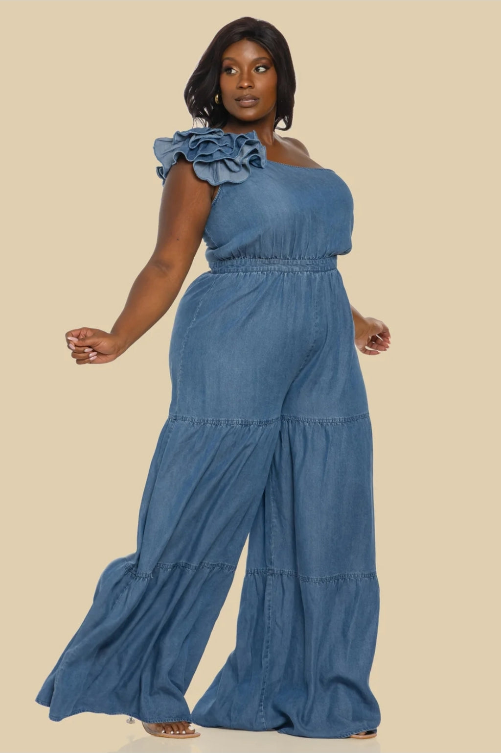 Denim My Way jumpsuit (Plus)