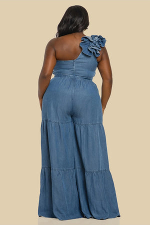 Denim My Way jumpsuit (Plus)