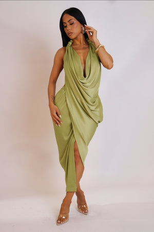 Lime-light dress