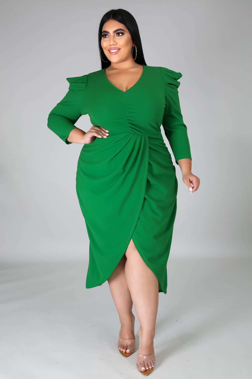 Green With Envy Dress (Plus)