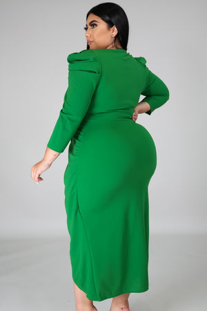 Green With Envy Dress (Plus)