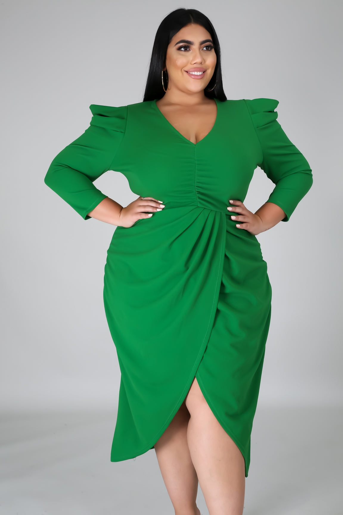 Green With Envy Dress (Plus)