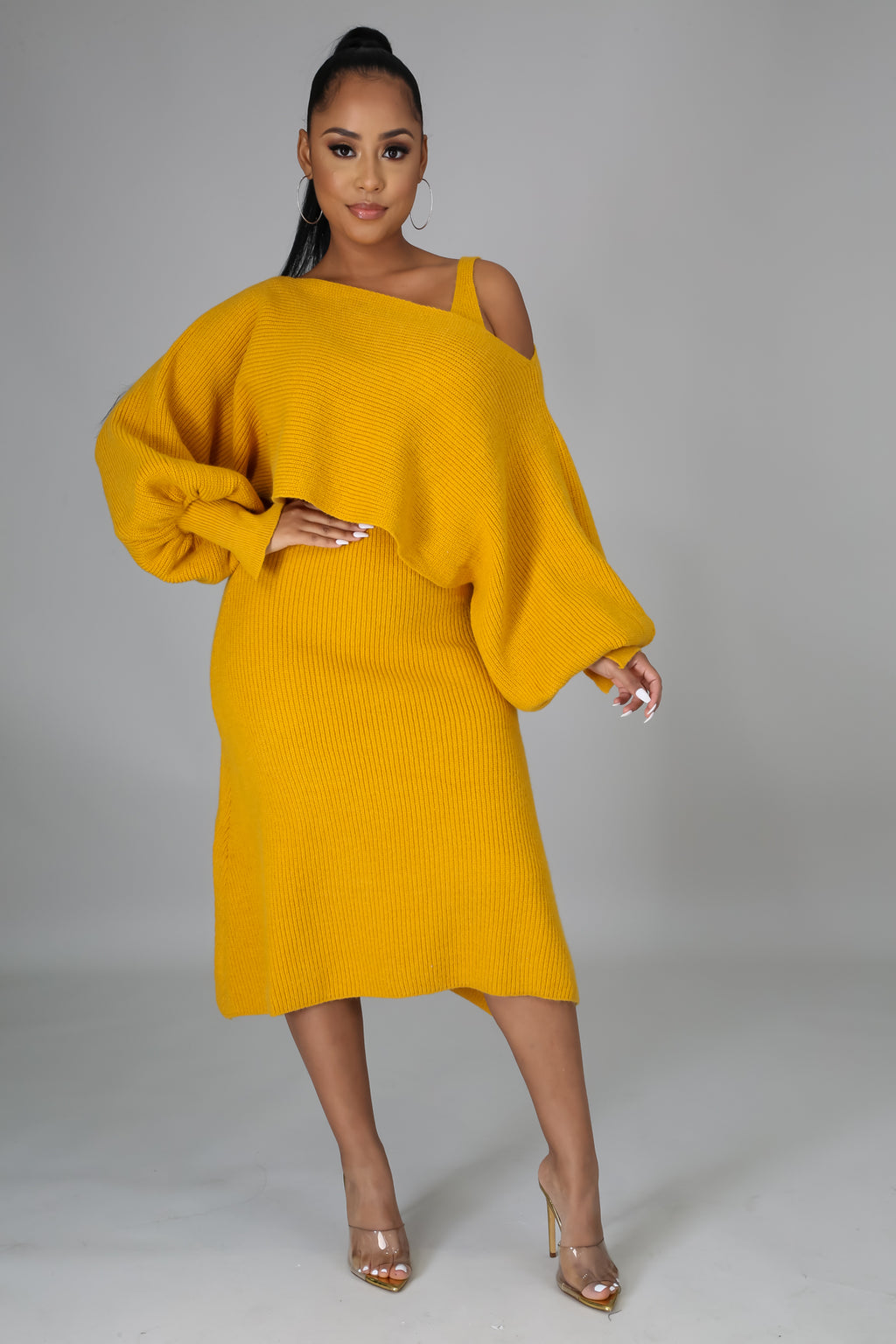 Golden Beauty dress set