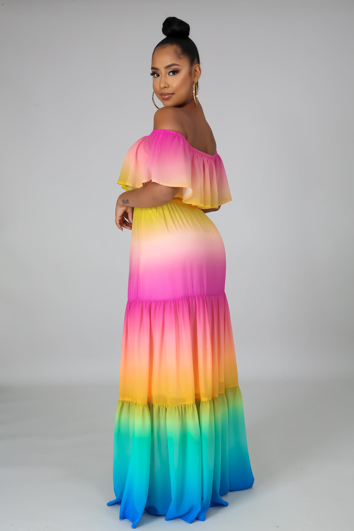 Rainbow Maxi Dress