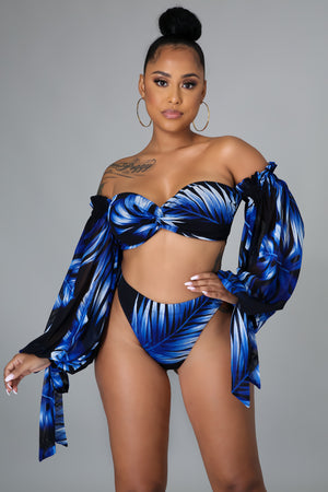 Palm Queen resort swim set