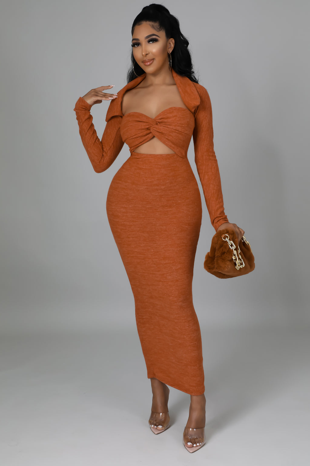 The Perfect Night dress (orange)