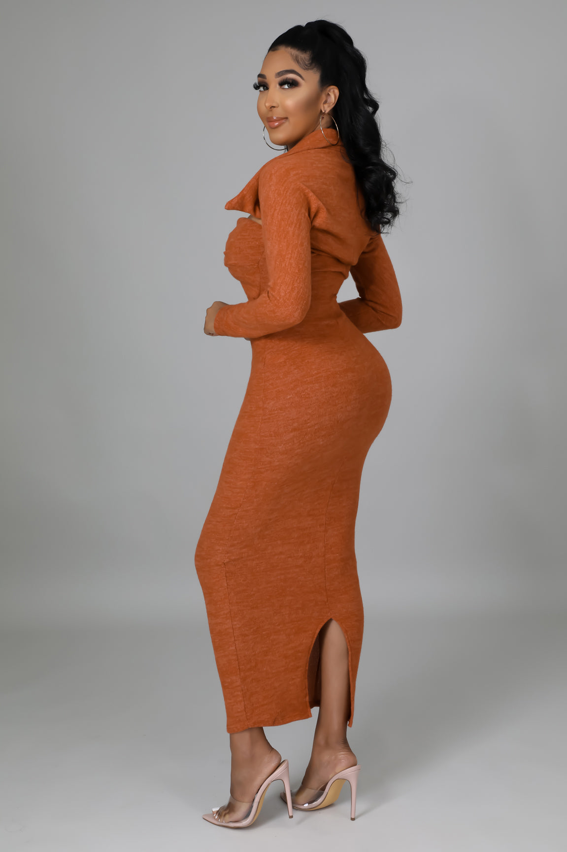 The Perfect Night dress (orange)