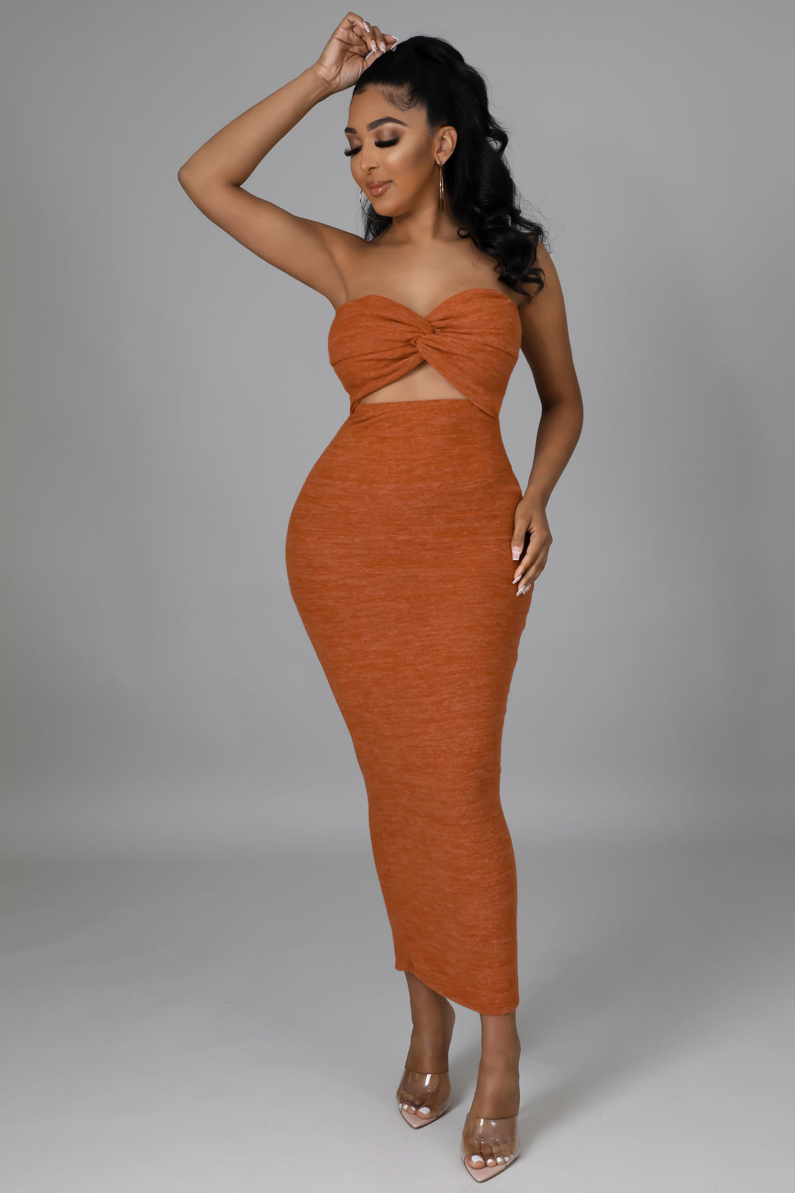 The Perfect Night dress (orange)