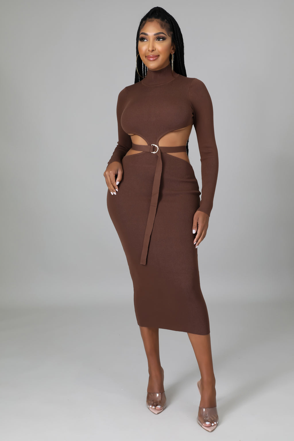 Pretty Tempting dress (Brown)