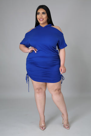 Cold Shoulder dress (Plus)