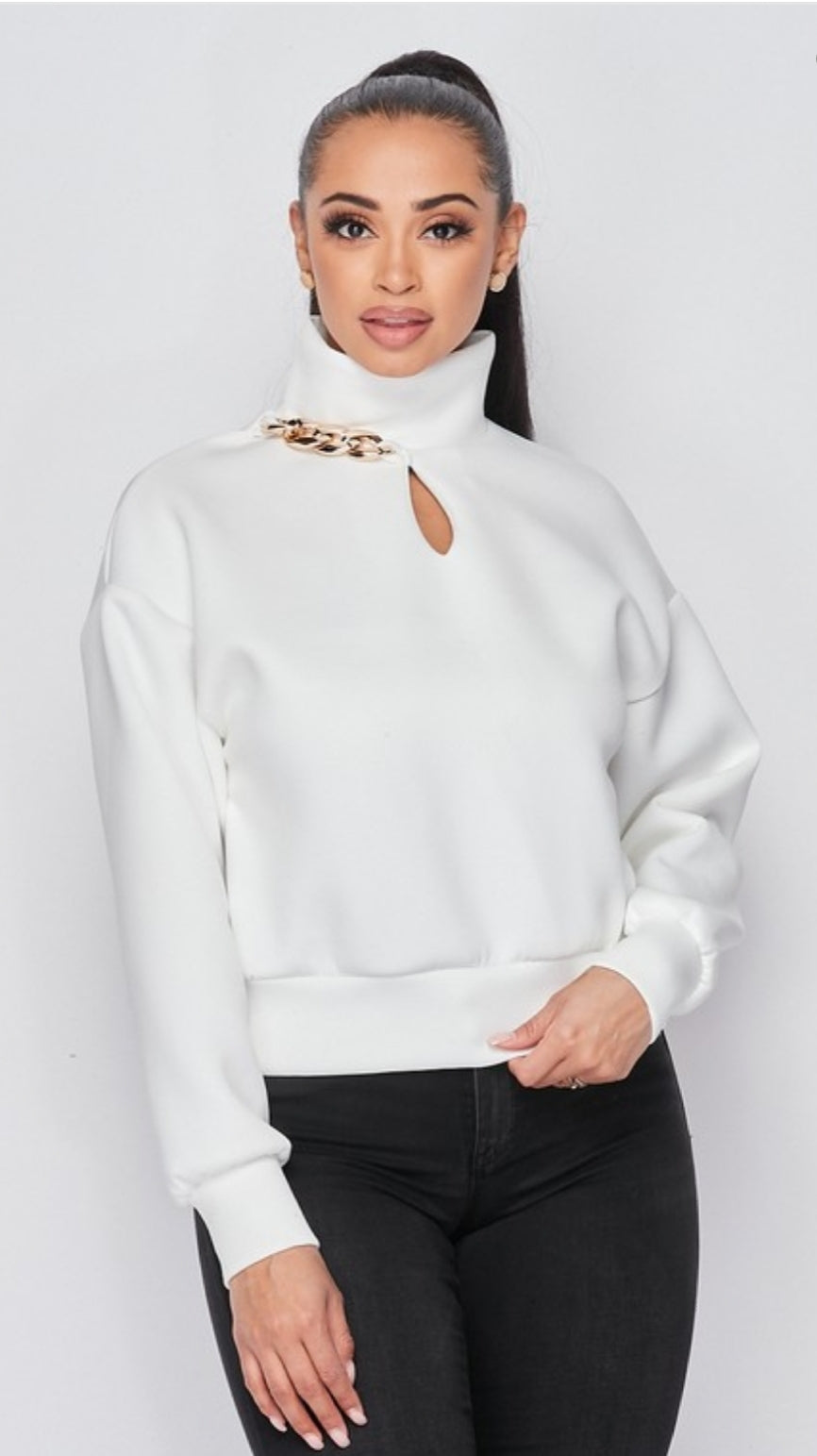 Meet the In-Laws sweater (white)