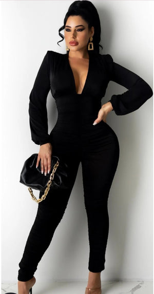 How Do You Want It jumpsuit (Black)