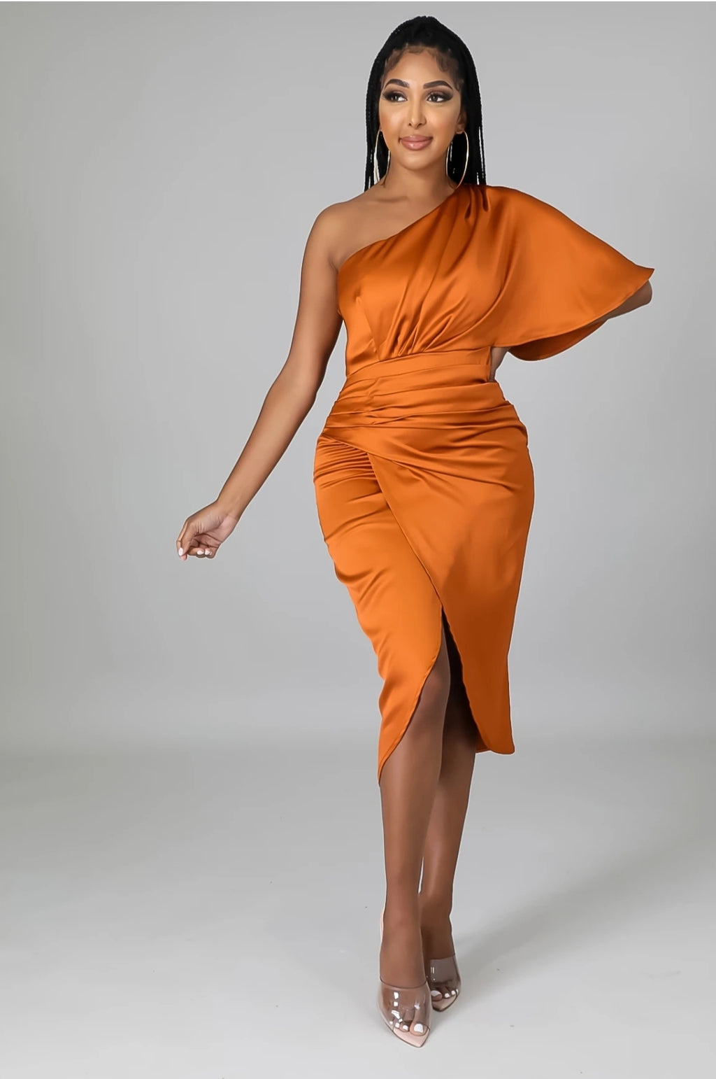 Such A Lady dress (rust)